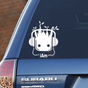 I Am Groot – 4&quot; wide x 3&quot; tall, vinyl decal - for windows, cars, trucks, tool boxes, laptops and tablets